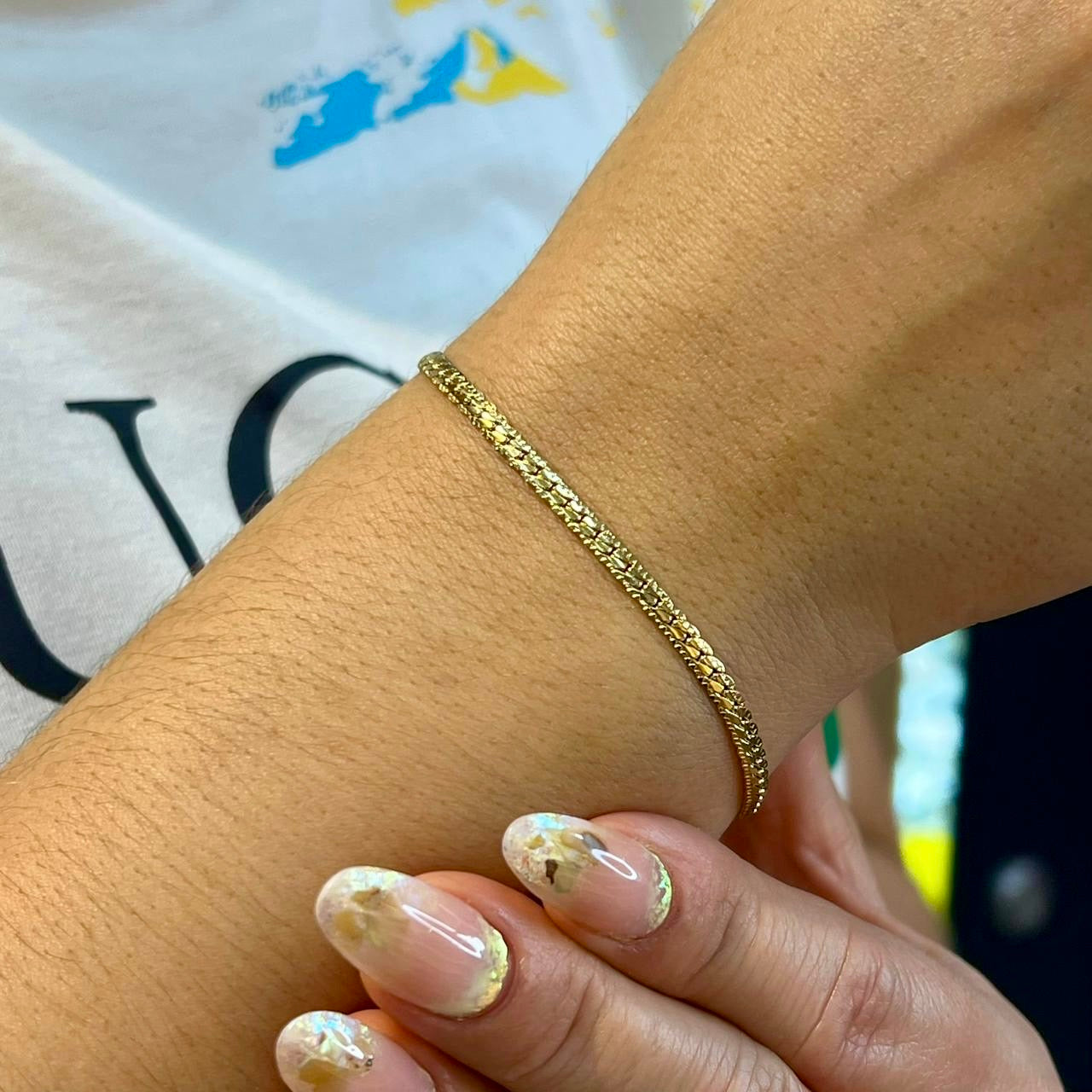 Pulsera Grabada Mujer