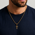 Cadena Militar Hombre + Dije Cuz