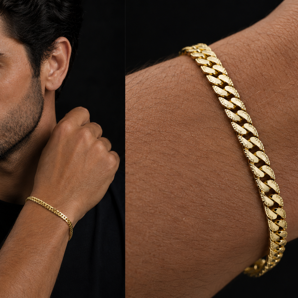 Pulsera Grabada Hombre